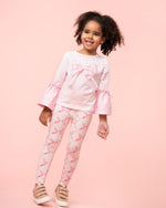 Caramelo Pink Beautiful Bows Legging Set | Casa Childrenswear