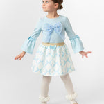 Caramelo Sky Beautiful Bows Skirt Set | Casa Childrenswear