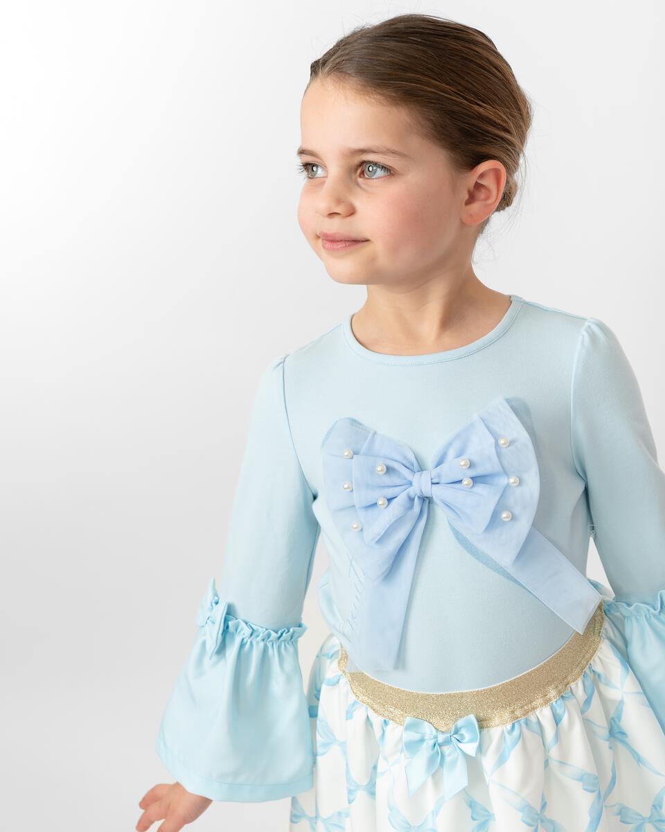 Caramelo Sky Beautiful Bows Skirt Set | Casa Childrenswear