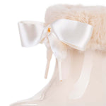 Igor Bimbi Cream Soft Low Boot with Bow | Casa Childrenswear