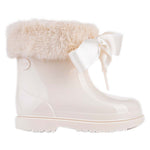 Igor Bimbi Cream Soft Low Boot with Bow | Casa Childrenswear