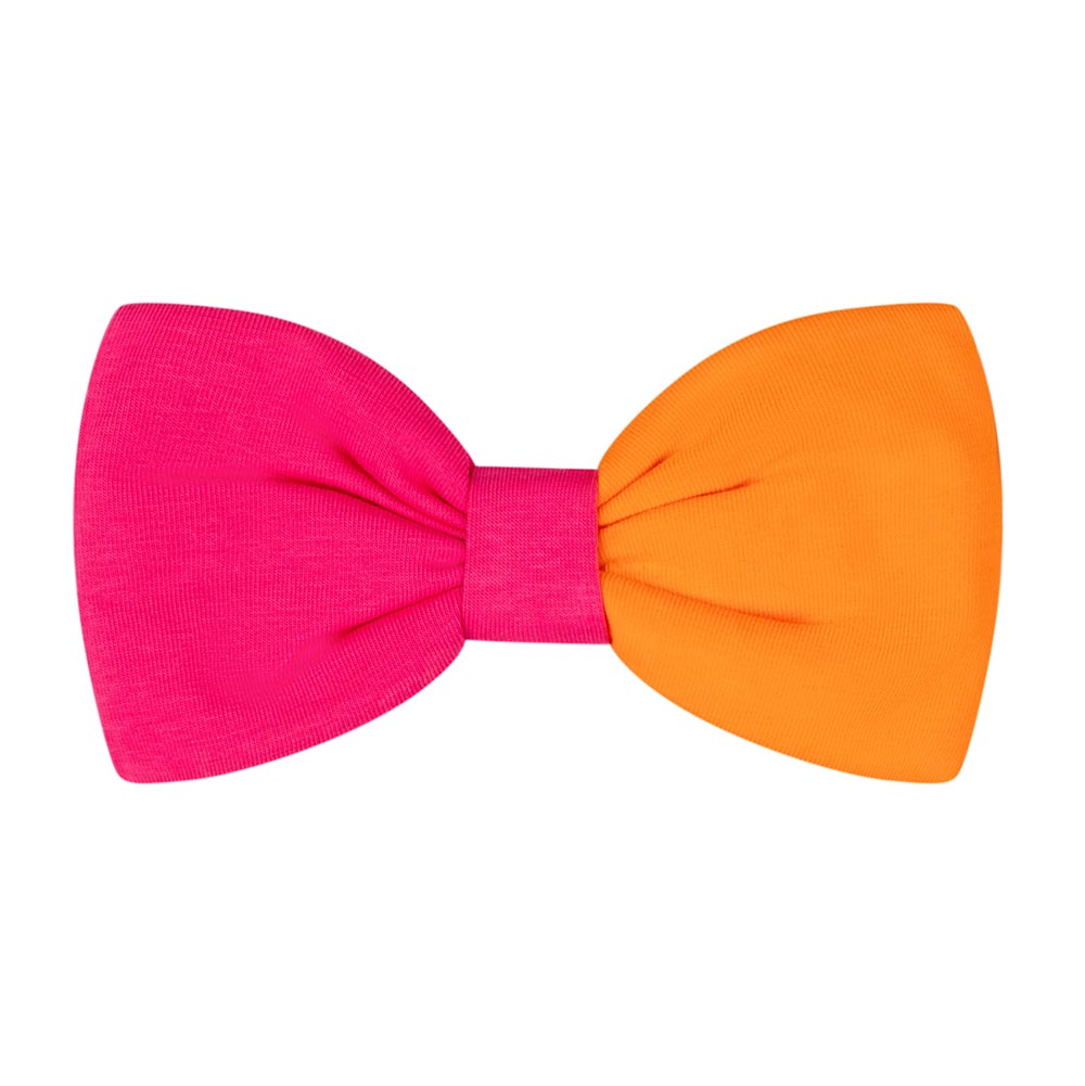 A Dee Miranda Pink Colour Block Bow Hairclip | Casa Childrenswear