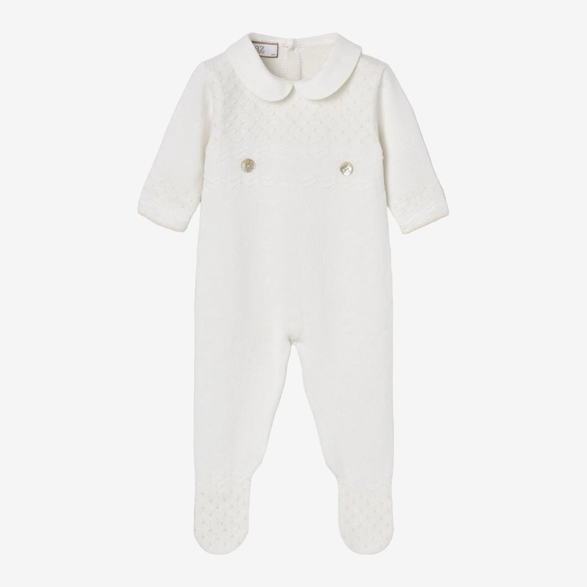 Paz Rodriguez Baby Cream Babygrow | Casa Childrenswear
