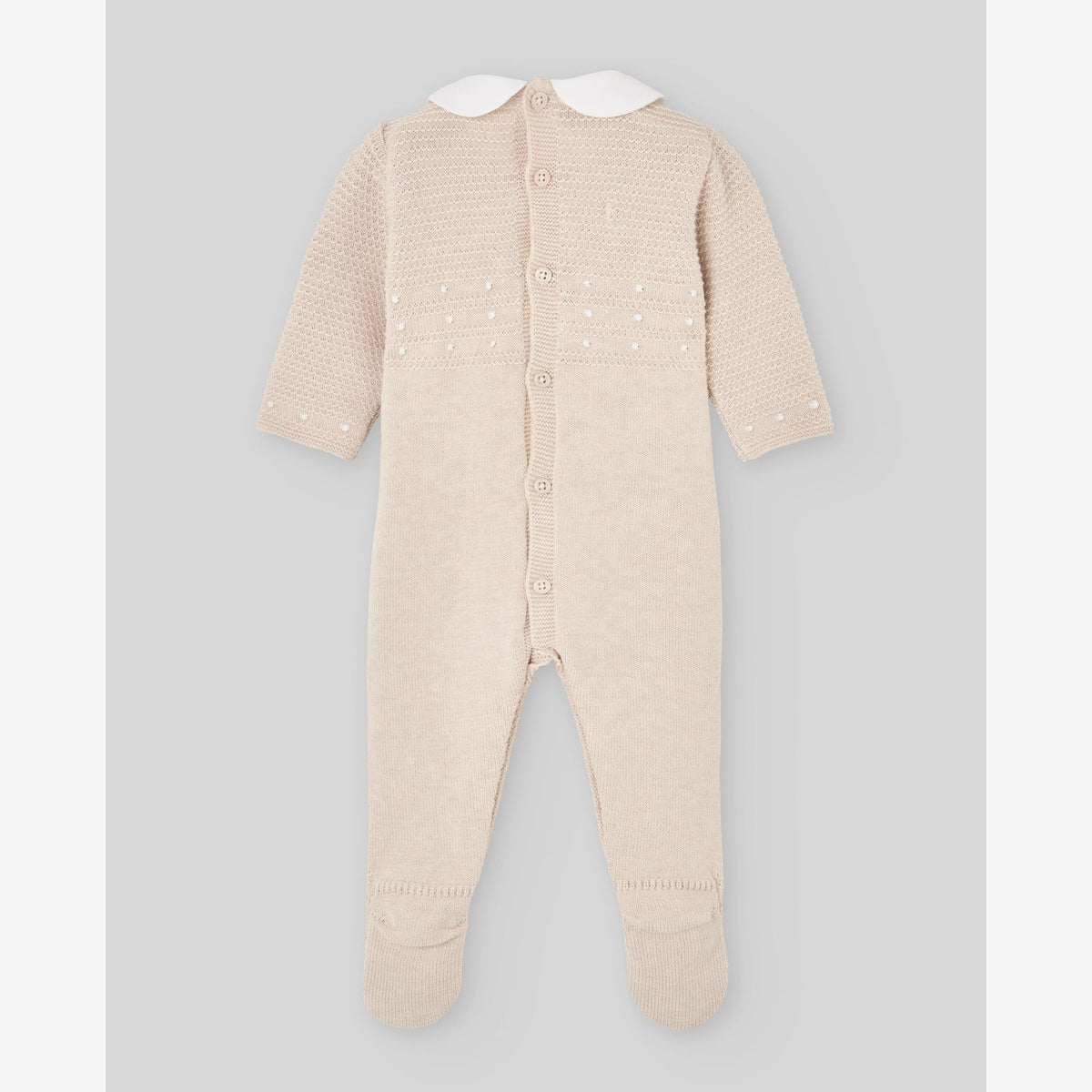 Paz Rodriguez Baby Girls Peach Babygrow | Casa Childrenswear