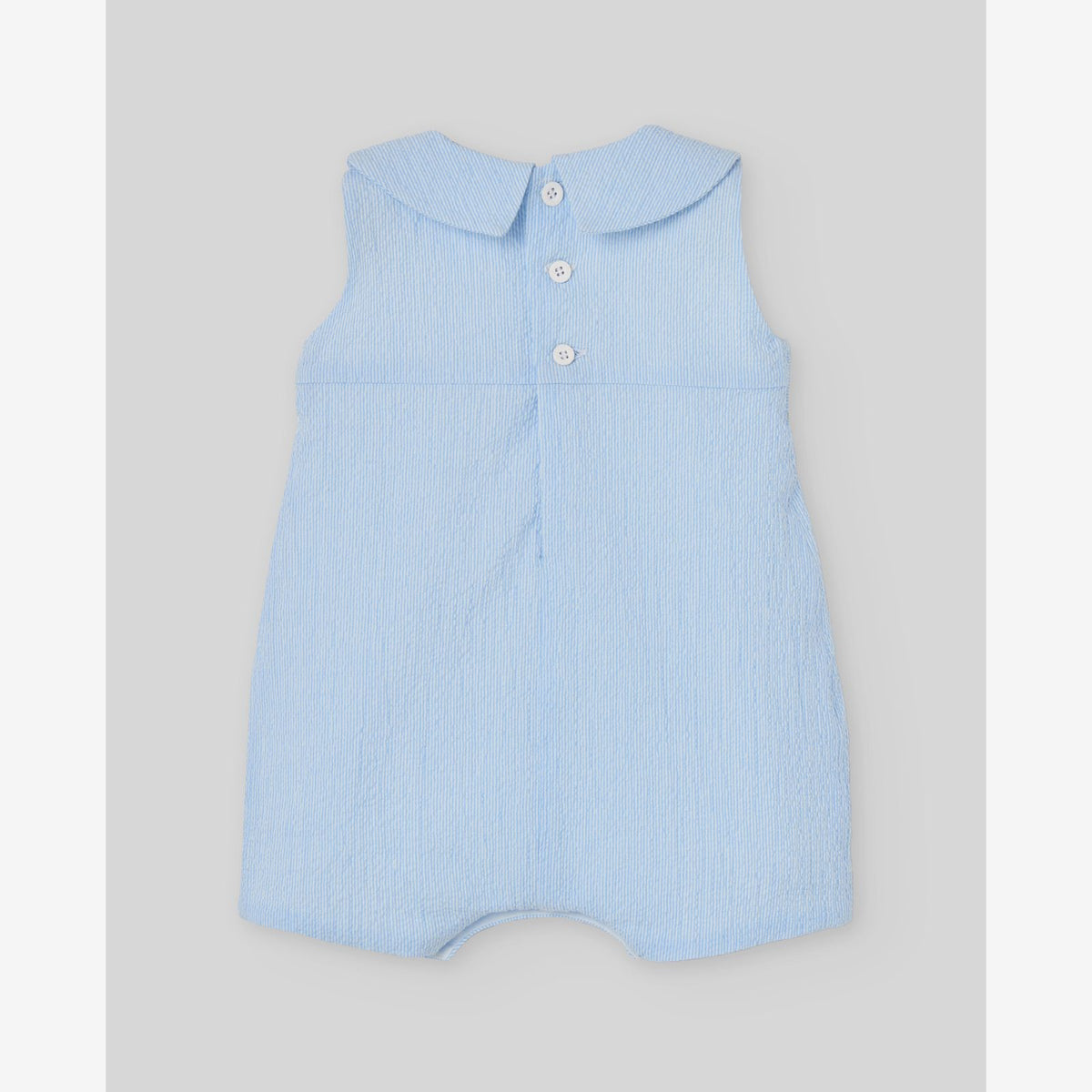 Paz Rodriguez Baby Boys Sleeveless Blue Romper | Casa Childrenswear