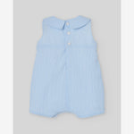 Paz Rodriguez Baby Boys Sleeveless Blue Romper | Casa Childrenswear