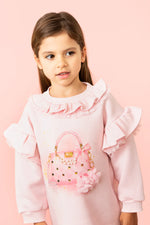 Caramelo Pink Pure Luxe Jumper Dress | Casa Childrenswear