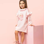 Caramelo Pink Pure Luxe Jumper Dress | Casa Childrenswear