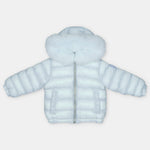 Martin Aranda Infant Boys Blue Puffer Jacket - front view