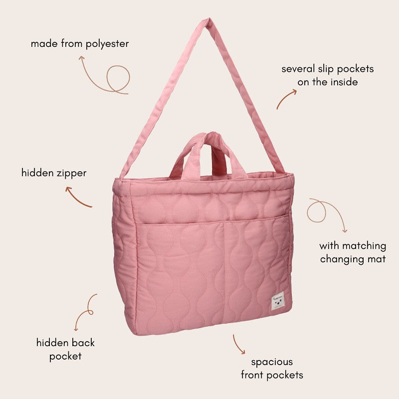Kidzroom Care Sofia Loveable Pink Changing Bag | Casa Childrenswear