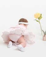 Pink Country Kitchen Bow Set