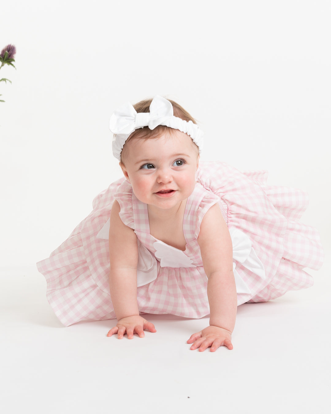 Pink Country Kitchen Bow Set