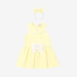 Caramelo Girls Lemon Woven Sailor Dress | Casa Childrenswear