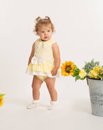Caramelo Girls Lemon Sailor Dress and Pant Set | Casa Childrenswear