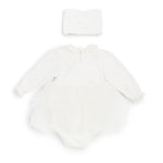 Twofer Ivory Tulle Bodysuit