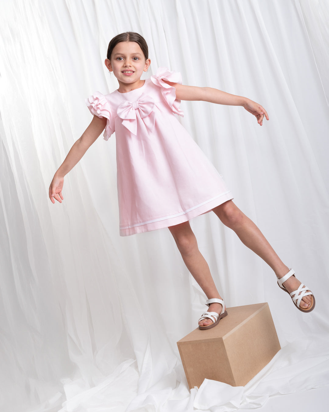 Caramelo Pink Summer Fete Dress | Casa Childrenswear
