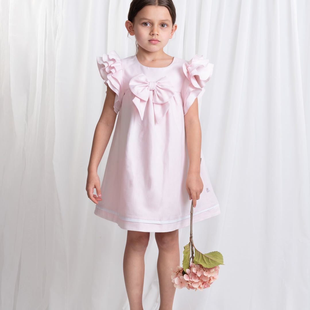 Caramelo Pink Summer Fete Dress | Casa Childrenswear