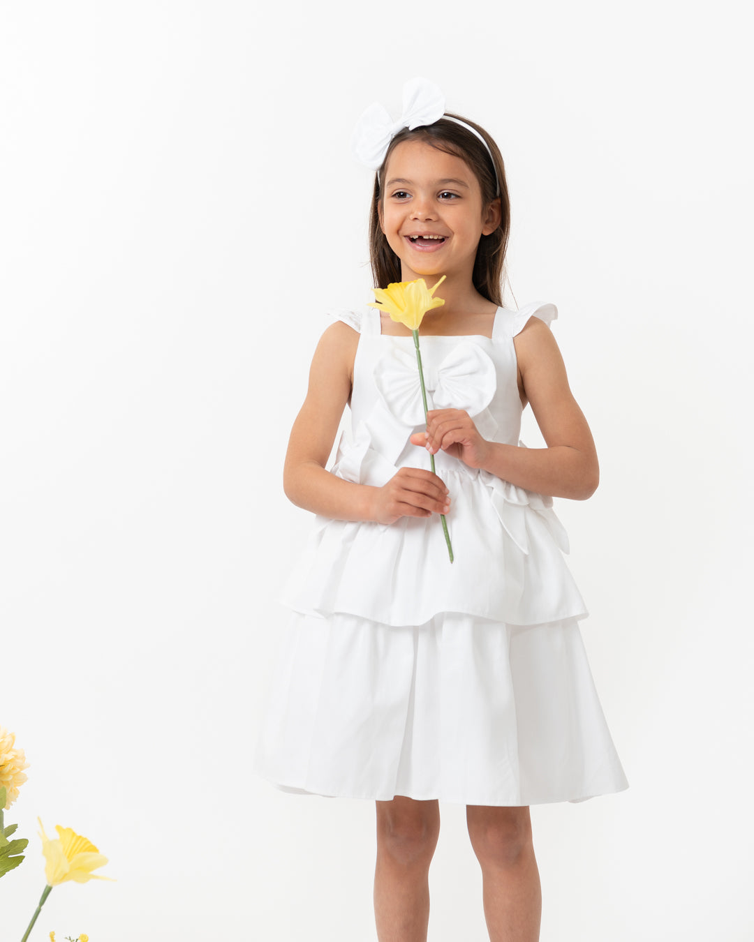Caramelo White Easter Capsule Dress | Casa Childrenswear