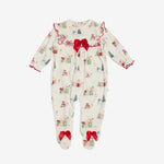 Caramelo Baby Girls Xmas Sleepsuit | Casa Childrenswear