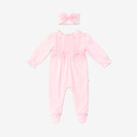 Caramelo Baby Girls Pink Frill Babygrow | Casa Childrenswear