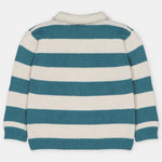 Martin Aranda Infant Boys Striped Sweater Set - sweater back view