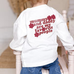 Mummy & Daddy Are My Fav Cozy Long Sleeve Tee | Casa Childrenswear