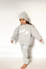 COZY Little Lounger Marl Grey Tracksuit