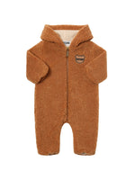 Moschino Baby Brown Fleece Pramsuit | Casa Childrenswear
