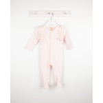 Caramelo Baby Girl Pink Diamonte Babygrow | Casa Childrenswear