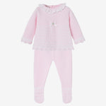 Paz Rodriguez Baby Girls Pink Sweater & Leggings Set | Casa Childrenswear