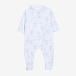 Patachou Baby Boys Light Blue Printed Babygrow | Casa Childrenswear