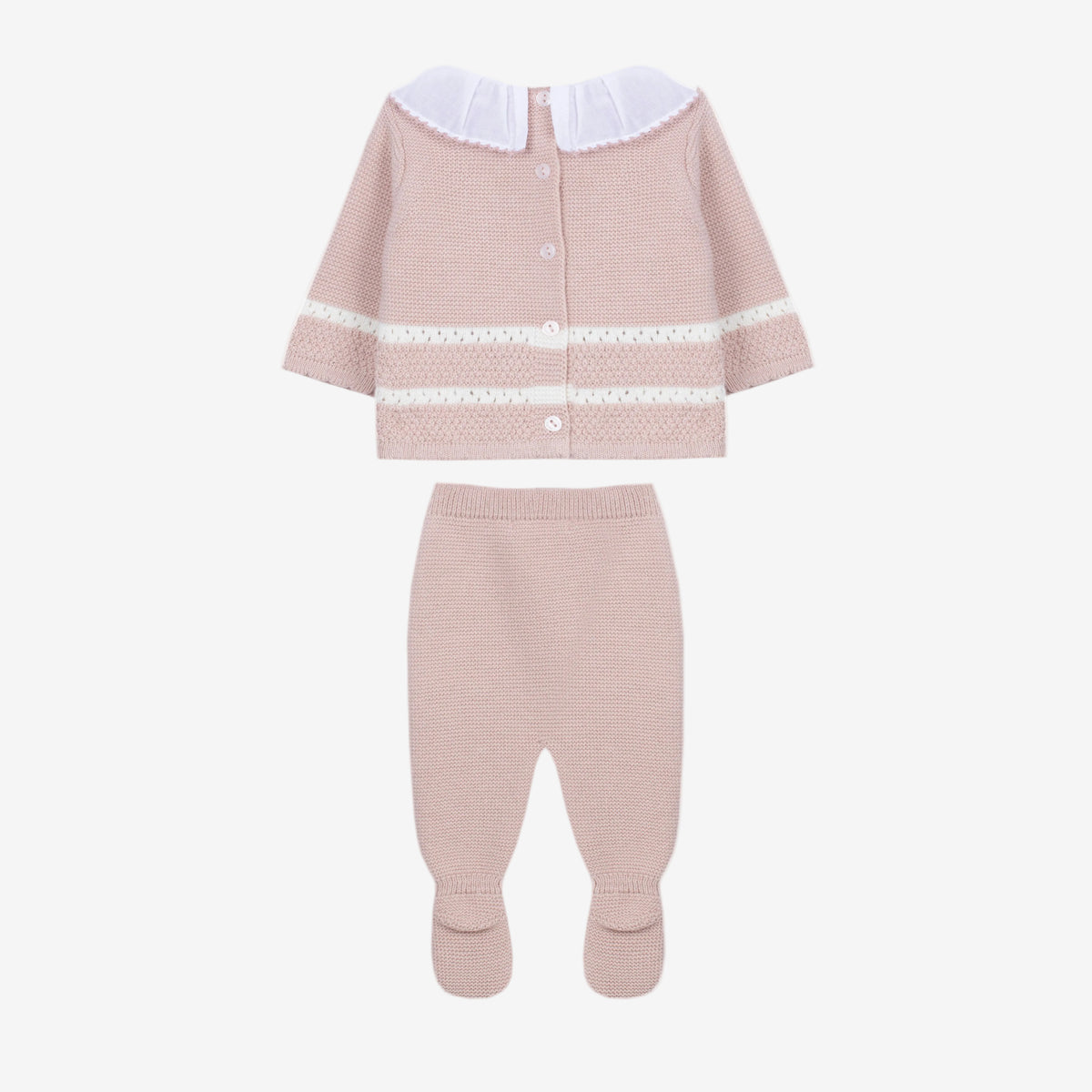 Patachou Baby Girls Pink Knitted Set | Casa Childrenswear