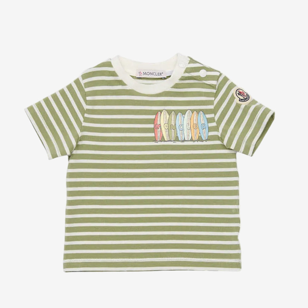 Moncler Enfant Baby Boys Striped T-Shirt | Casa Childrenswear
