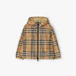Burberry Boys Beige Check Jacket | Casa Childrenswear
