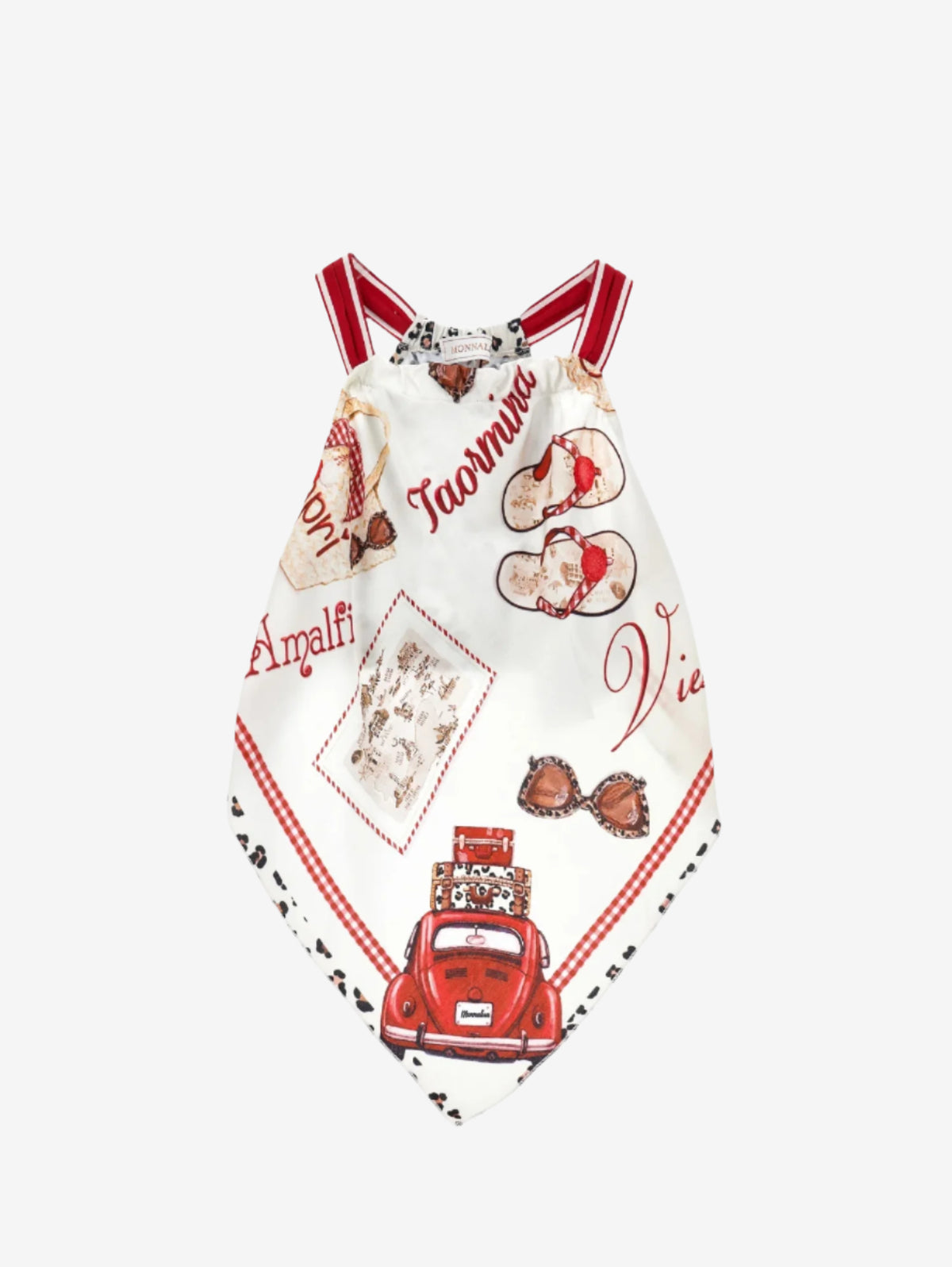 Monnalisa Holiday Scarf Top | Casa Childrenswear
