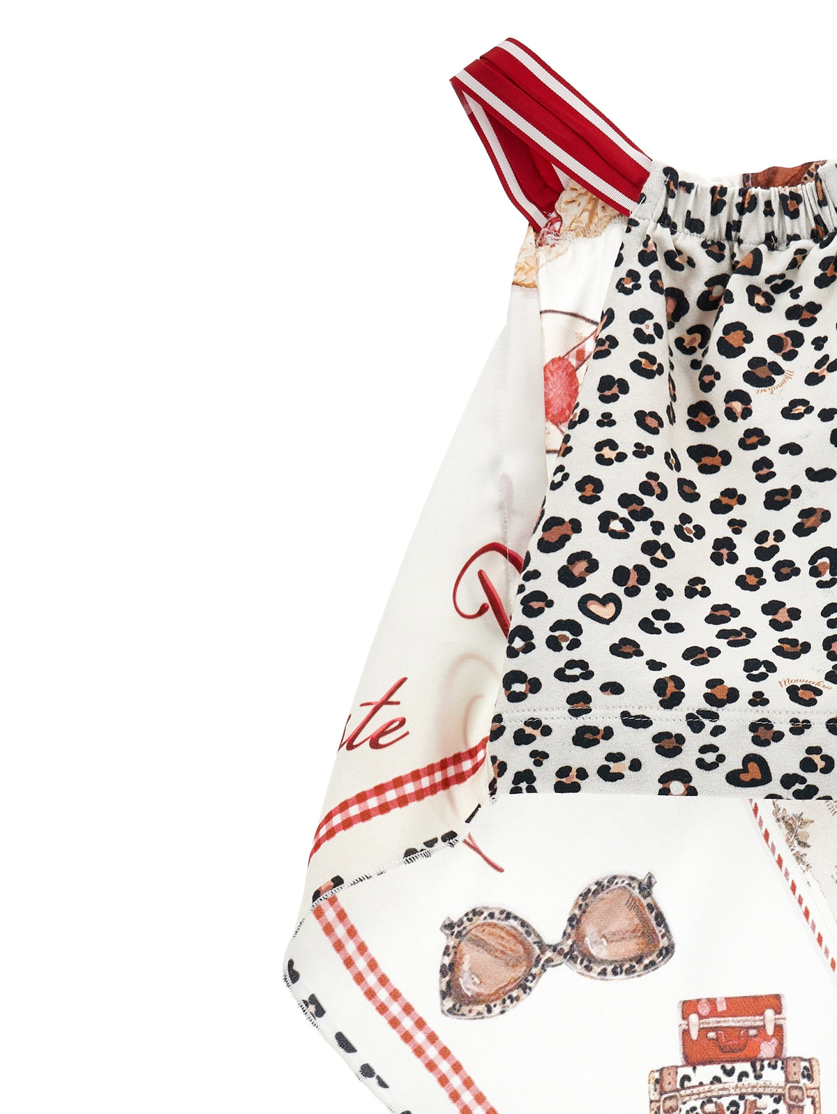 Monnalisa Holiday Scarf Top | Casa Childrenswear