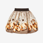 Teddy Print Skirt