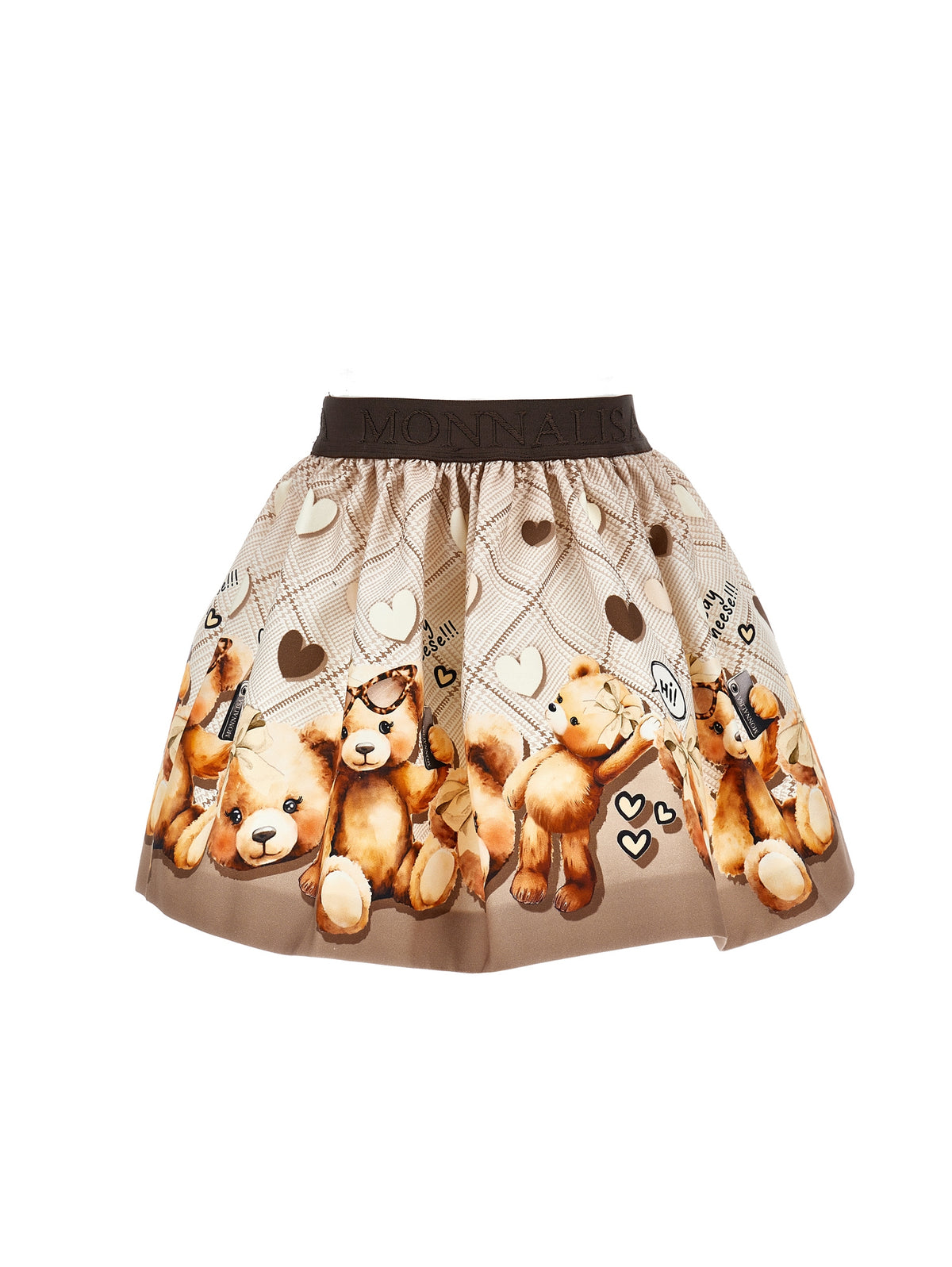 Teddy Print Skirt