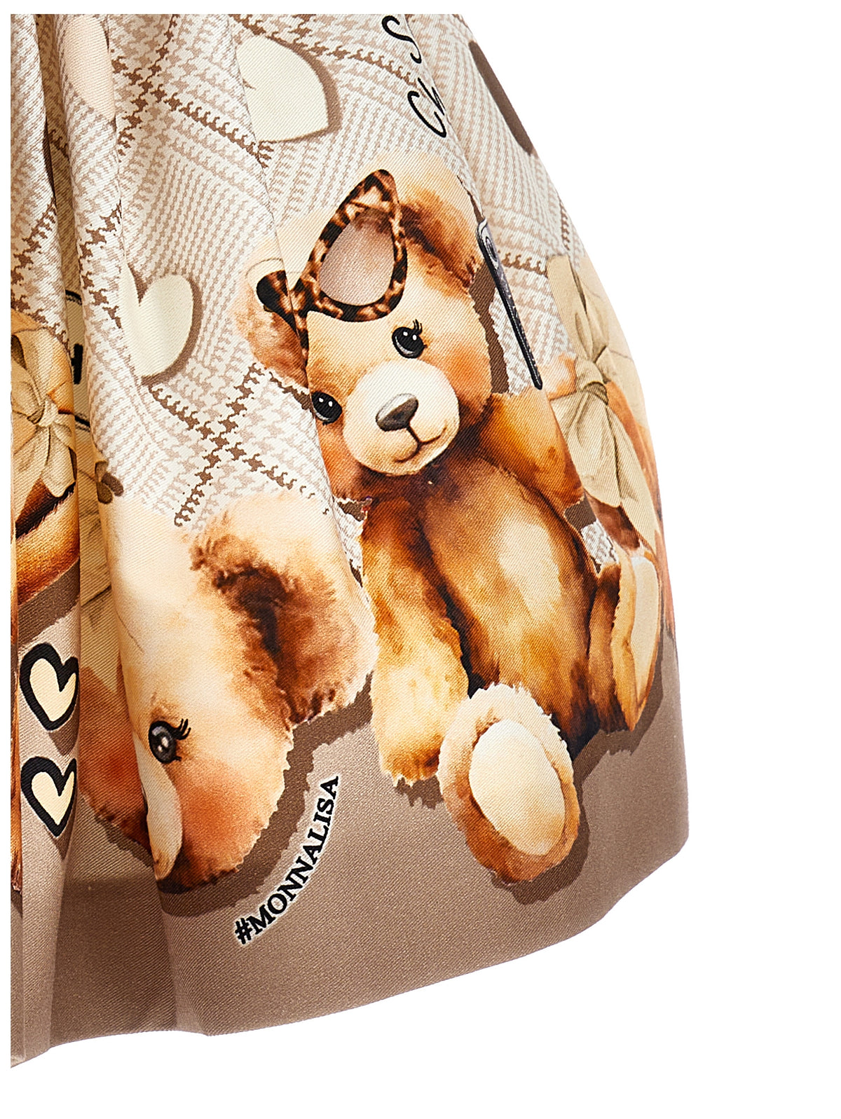 Teddy Print Skirt