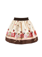 Girls Rose Gabardina Skirt