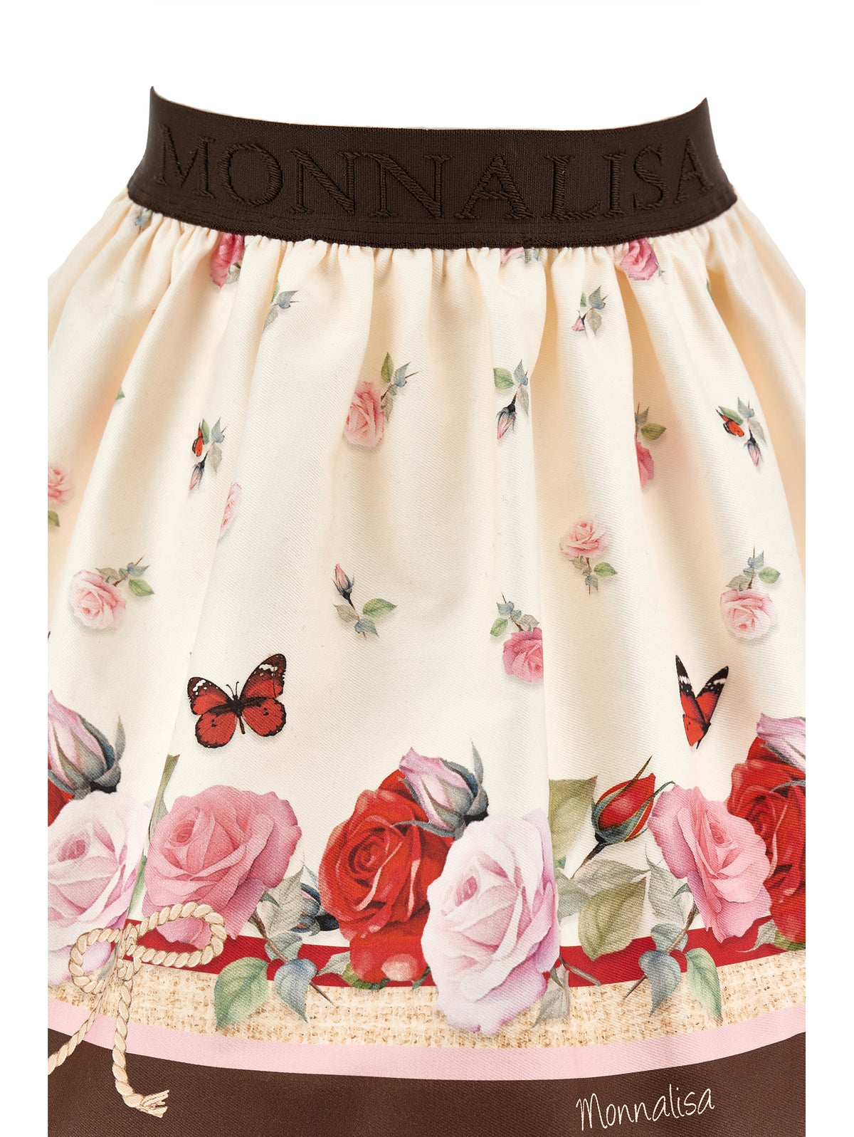 Girls Rose Gabardina Skirt