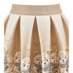 Monnalisa Girls Bear Neoprene Skirt | Casa Childrenswear