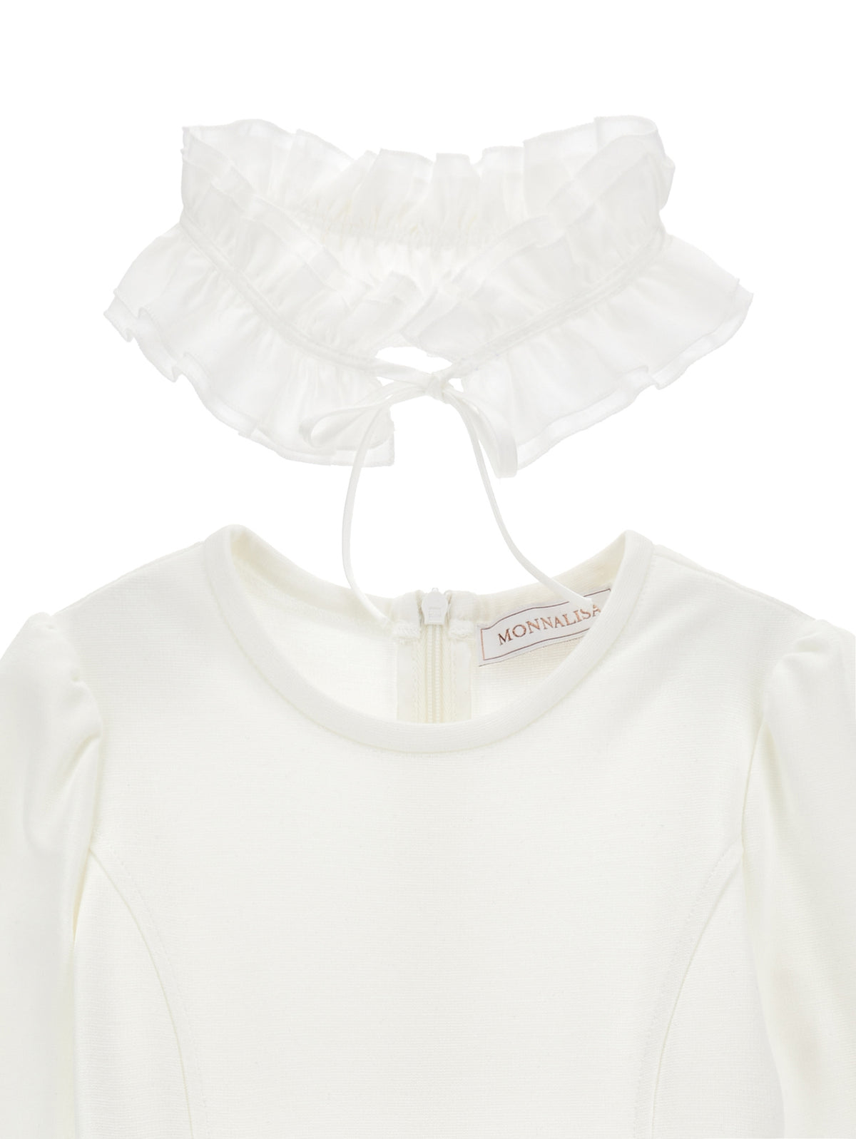 Girls White Bear Dress
