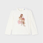 Mayoral Natur-Pink L/S T-Shirt | Casa Childrenswear
