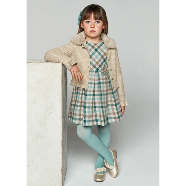 Mayoral Jade Plaid Dress | Casa Childrenswear