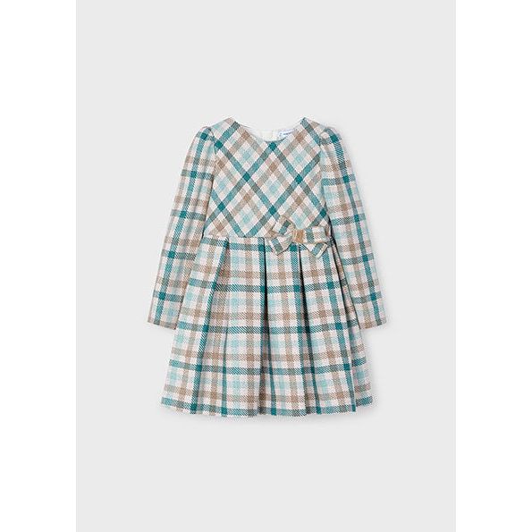 Mayoral Jade Plaid Dress | Casa Childrenswear