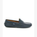 Atlanta Mocassins Athletes Navy Smooth Leather | Casa Childrenswear