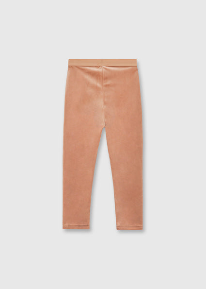 Mayoral Pink Velvet Leggings | Casa Childrenswear