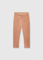 Mayoral Pink Velvet Leggings | Casa Childrenswear