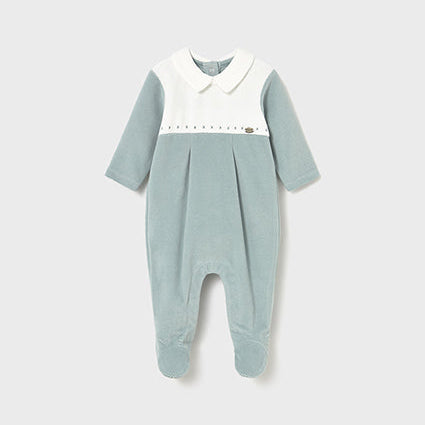 Cotton Velour Scallop Onesie main image 1